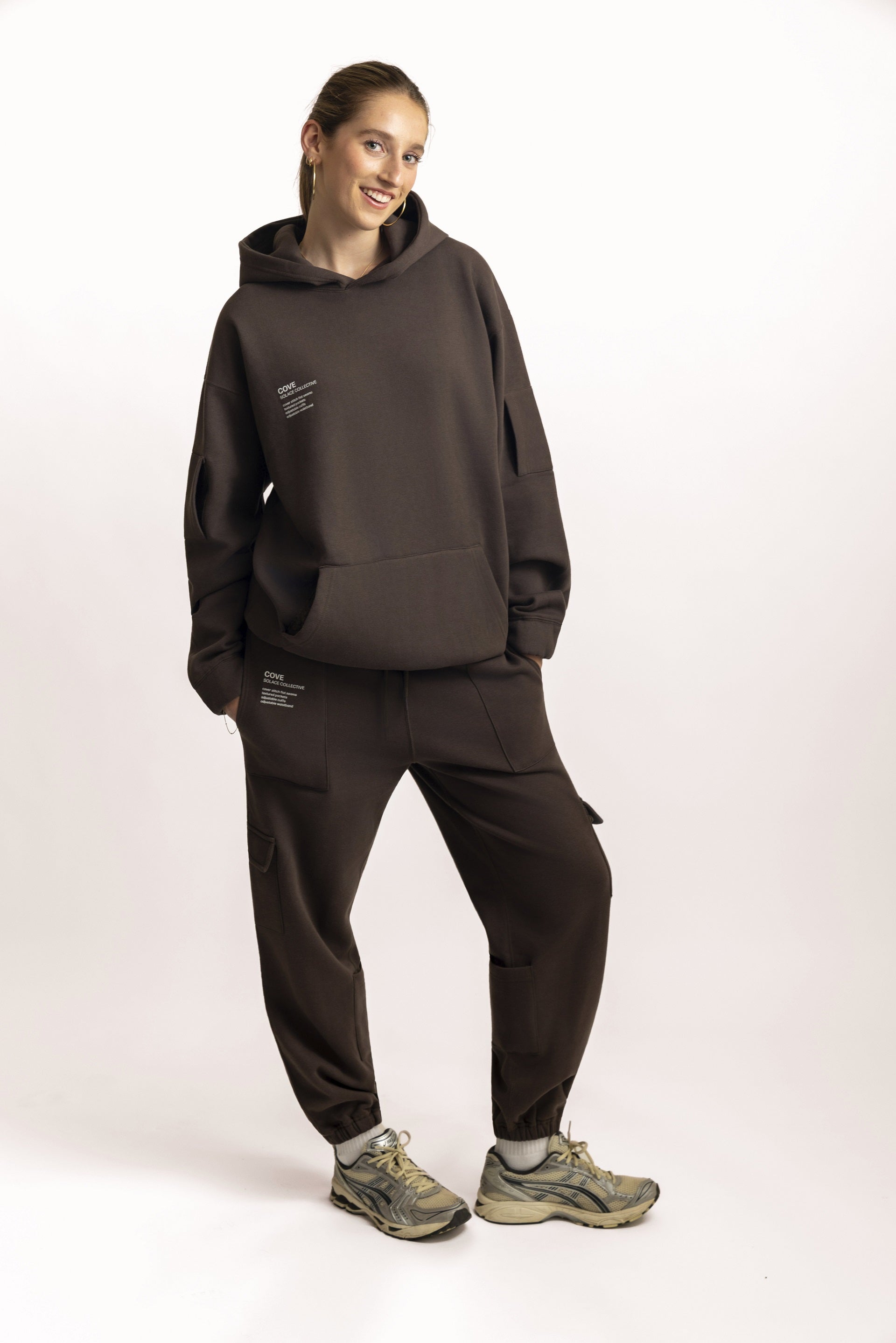 COVE SWEATPANTS BROWN [pre-order only]