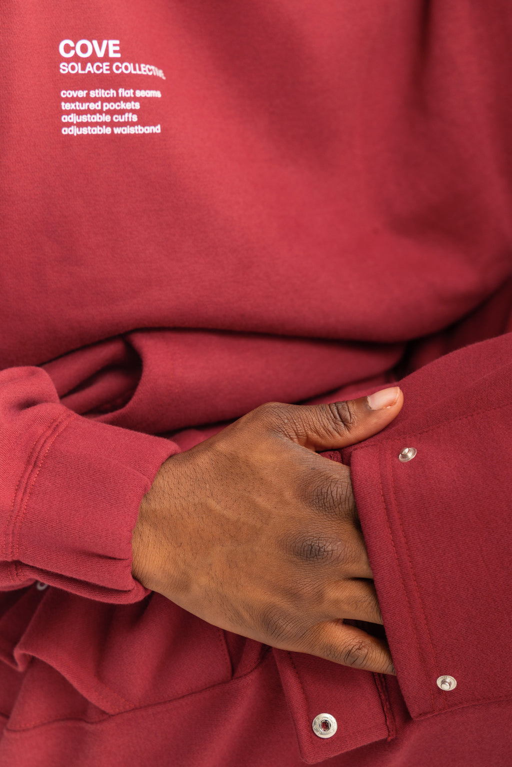 COVE SWEATPANTS MAROON [pre-order only]