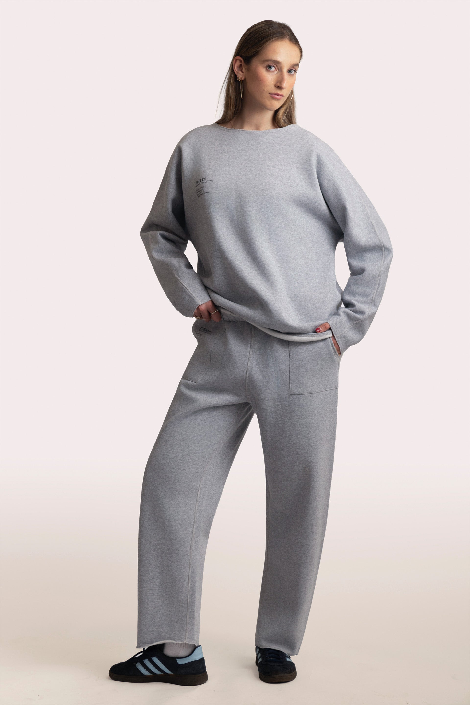 BREEZE SWEATPANTS HEATHER GRAY [pre-order only] – Solace Collective