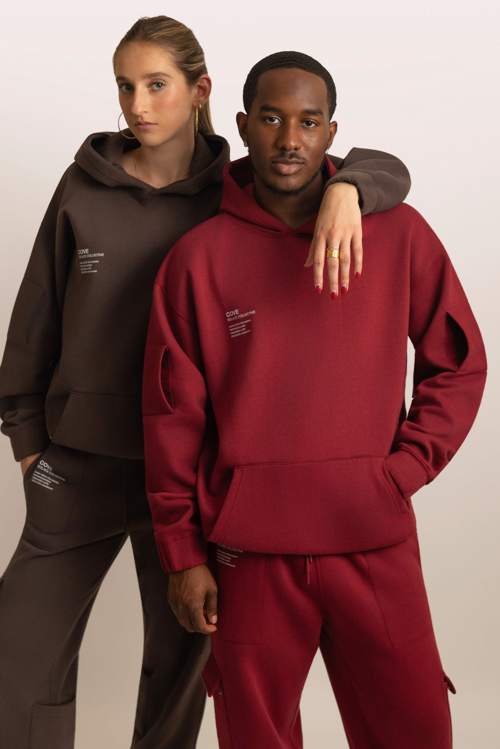 COVE SWEATPANTS BROWN [pre-order only]