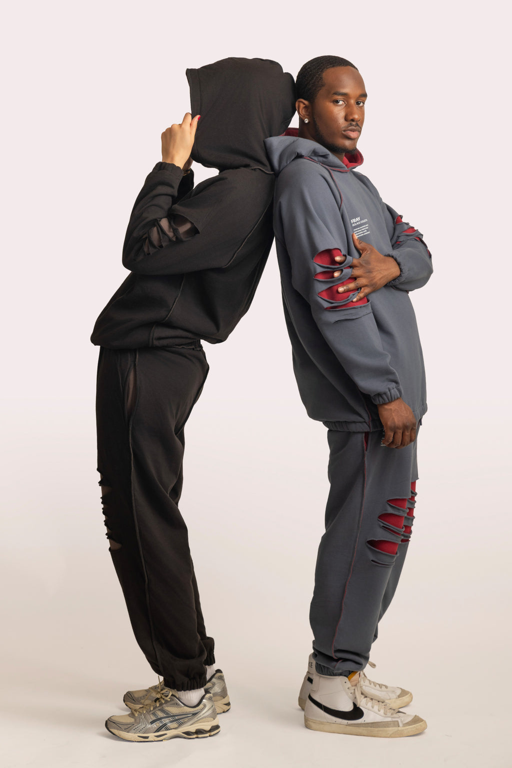 FRAY SWEATPANTS BLUE [pre-order only]