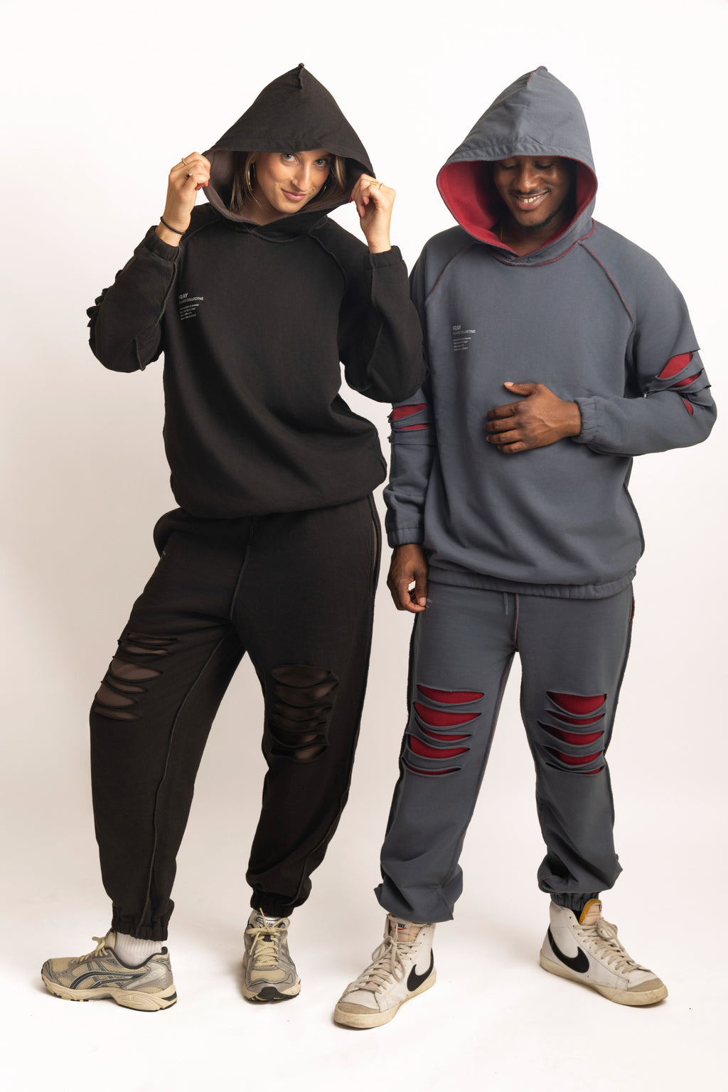 FRAY SWEATPANTS BLACK [pre-order only]