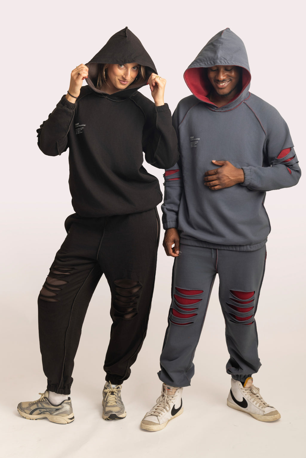 FRAY HOODIE BLUE [pre-order only]