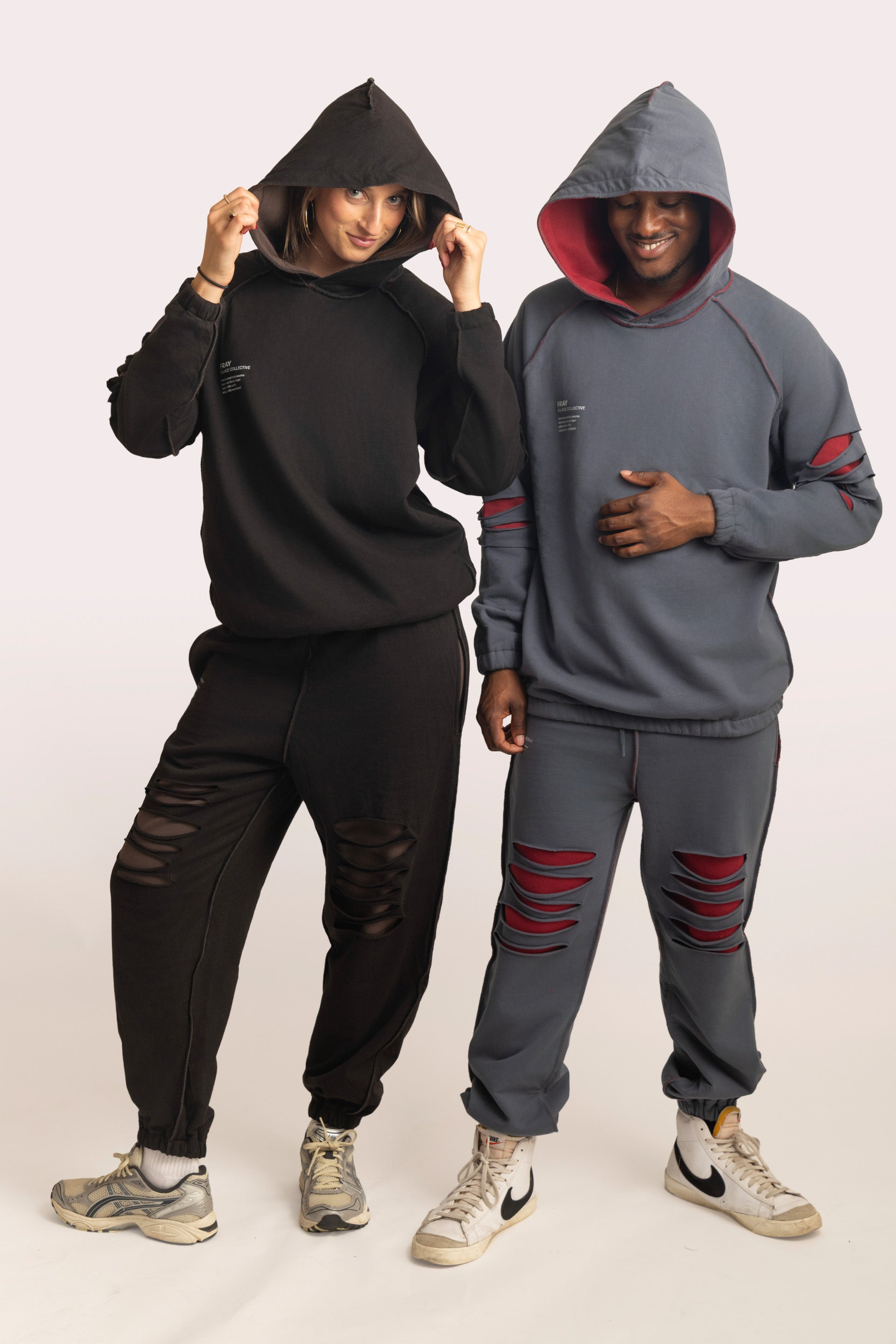 FRAY HOODIE BLUE [pre-order only]