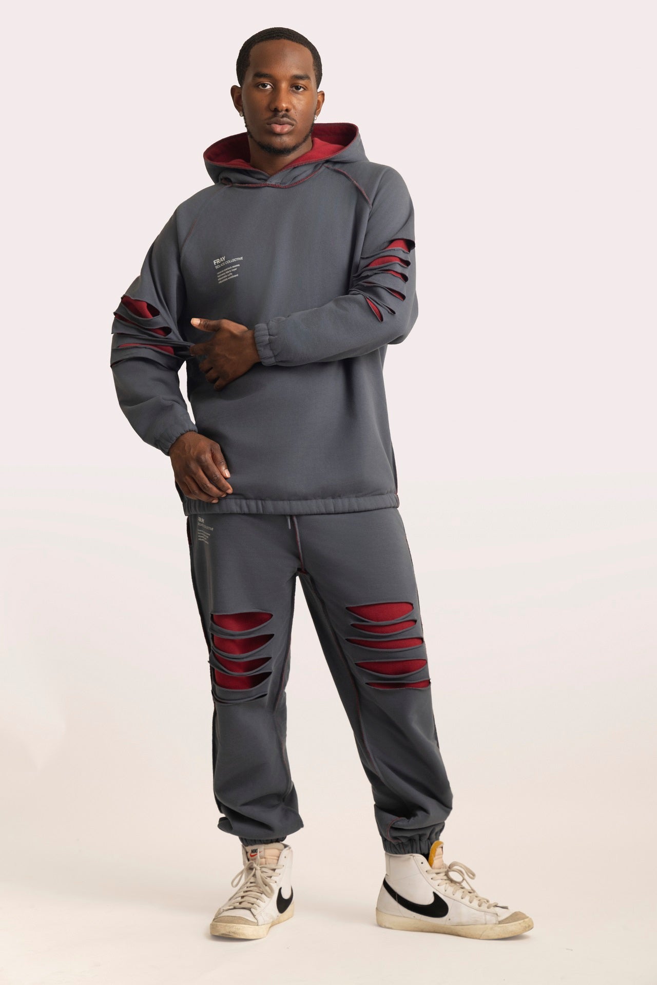 FRAY HOODIE BLUE [pre-order only]