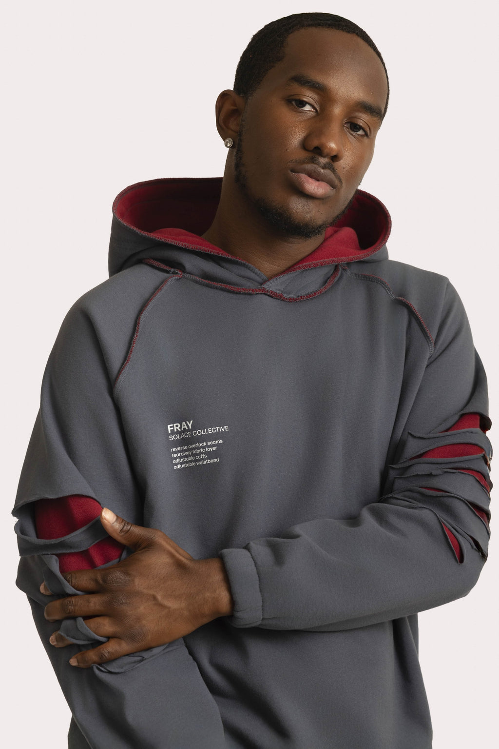 FRAY HOODIE BLUE [pre-order only]