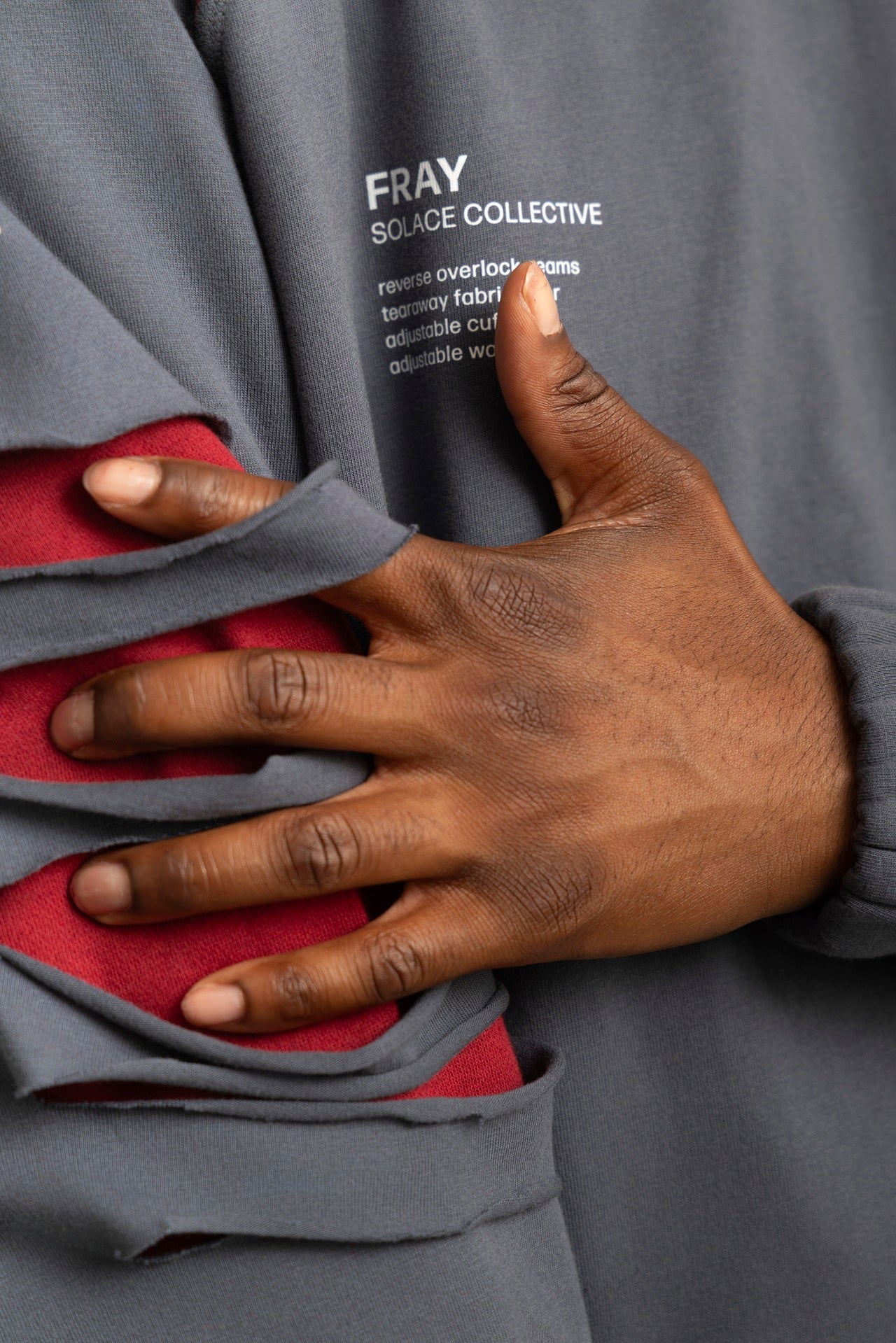 FRAY HOODIE BLUE [pre-order only]