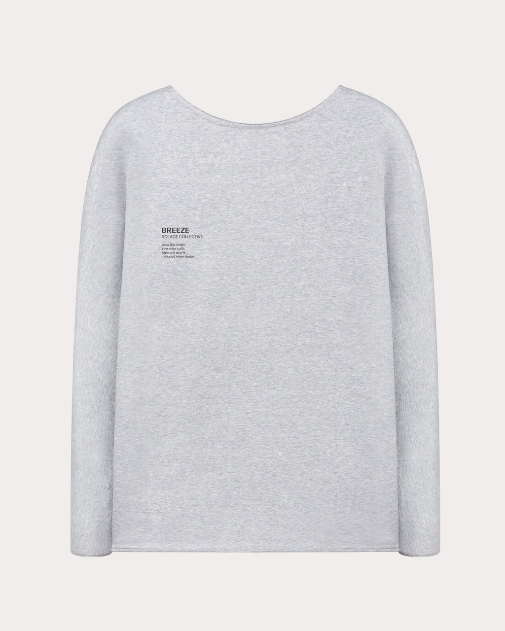 BREEZE CREW NECK HEATHER GRAY [pre-order only]