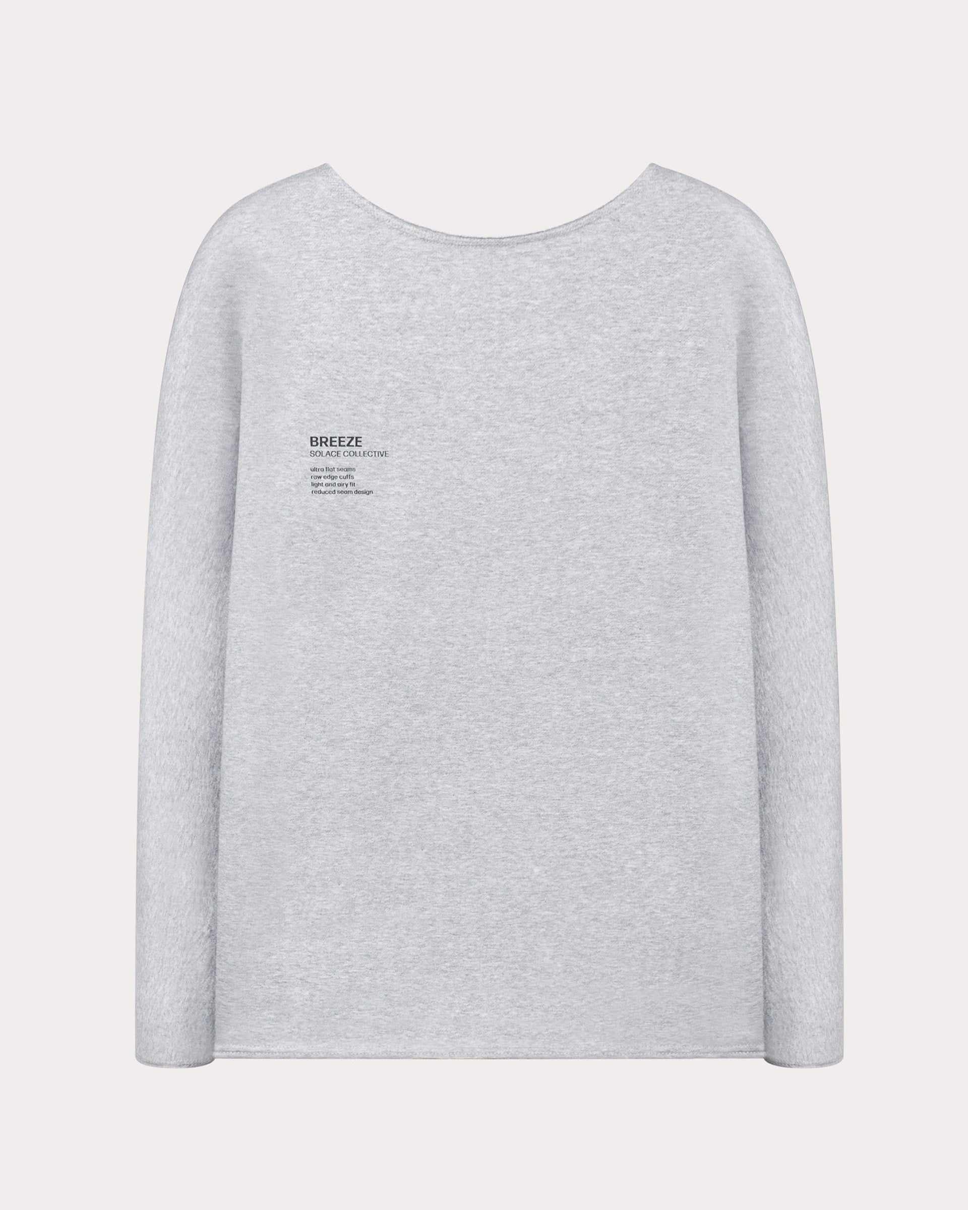 BREEZE CREW NECK HEATHER GRAY [pre-order only]