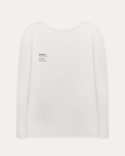 BREEZE CREW NECK IVORY [pre-order only]