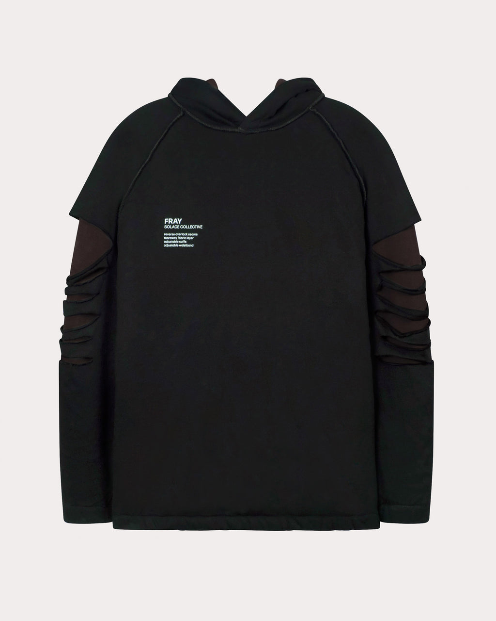 FRAY HOODIE BLACK [pre-order only]