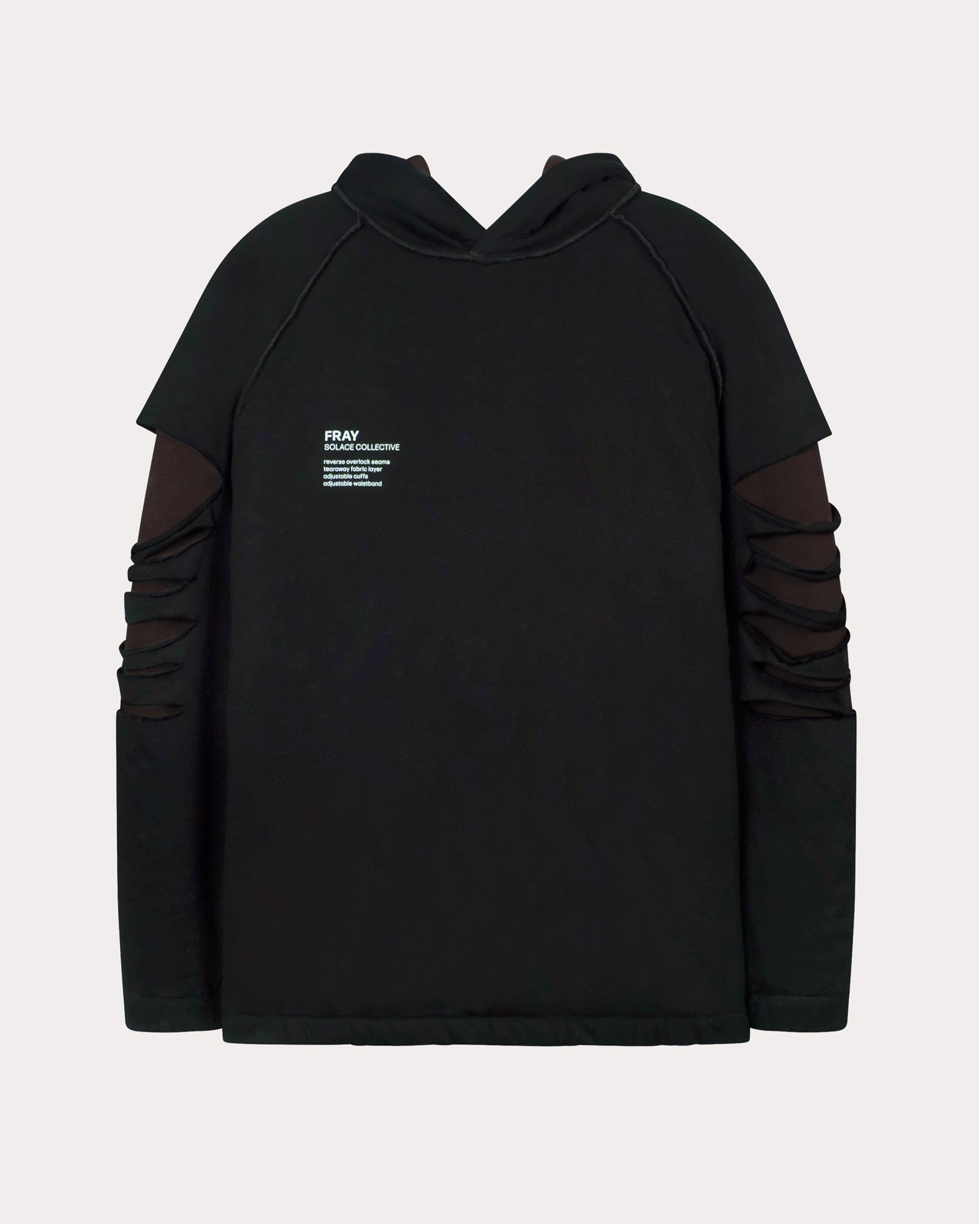 FRAY HOODIE BLACK [pre-order only]