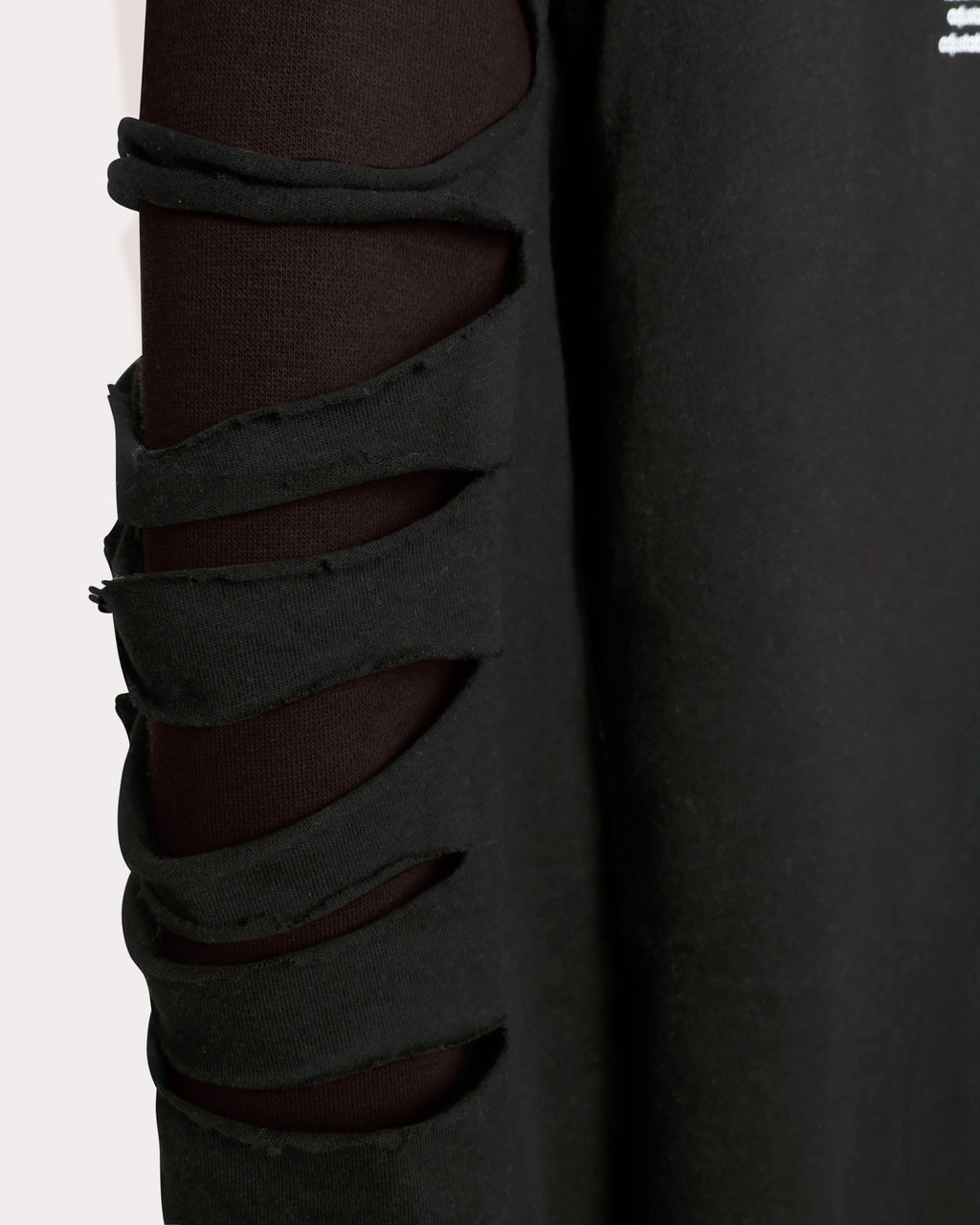 FRAY HOODIE BLACK [pre-order only]