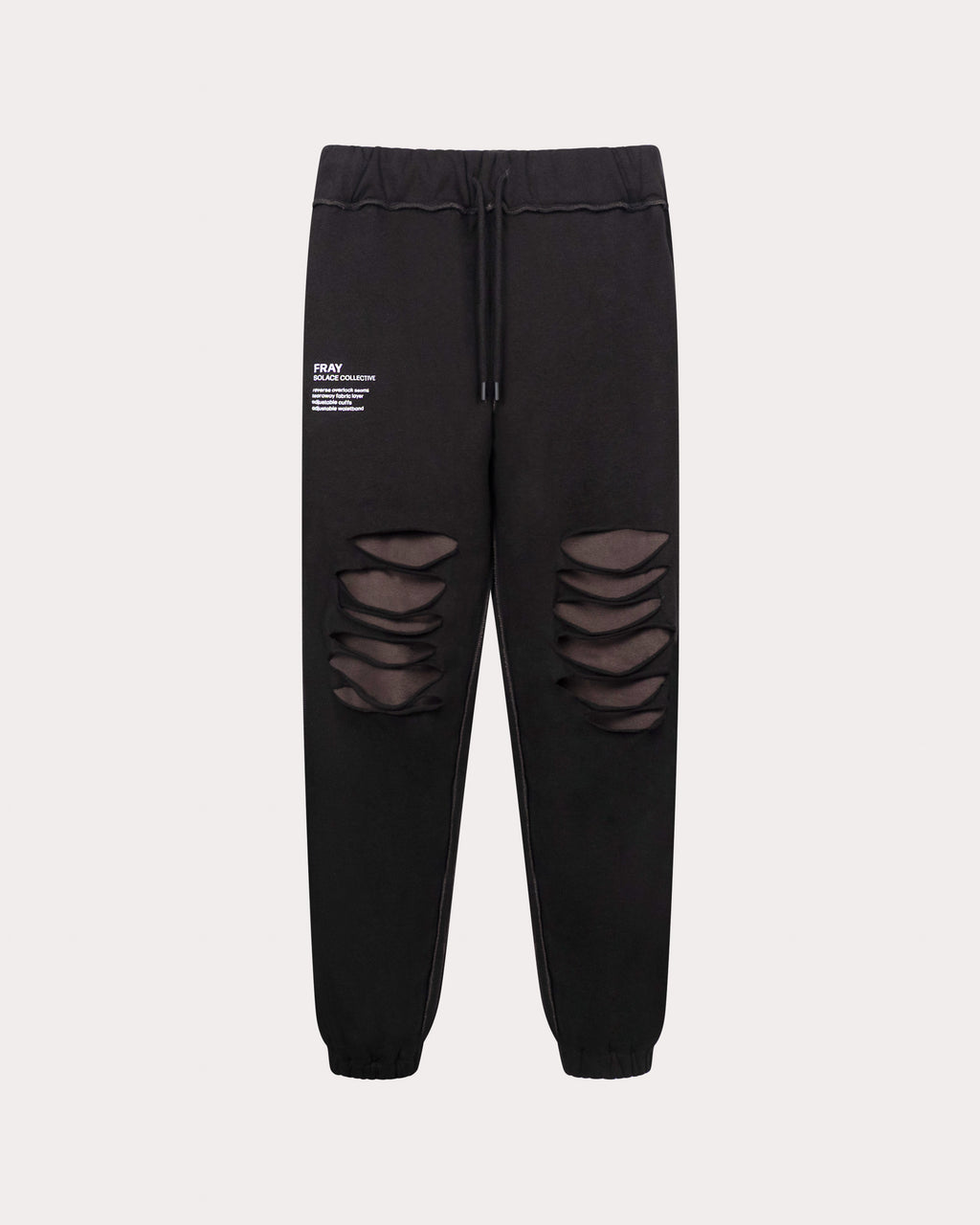 FRAY SWEATPANTS BLACK [pre-order only]