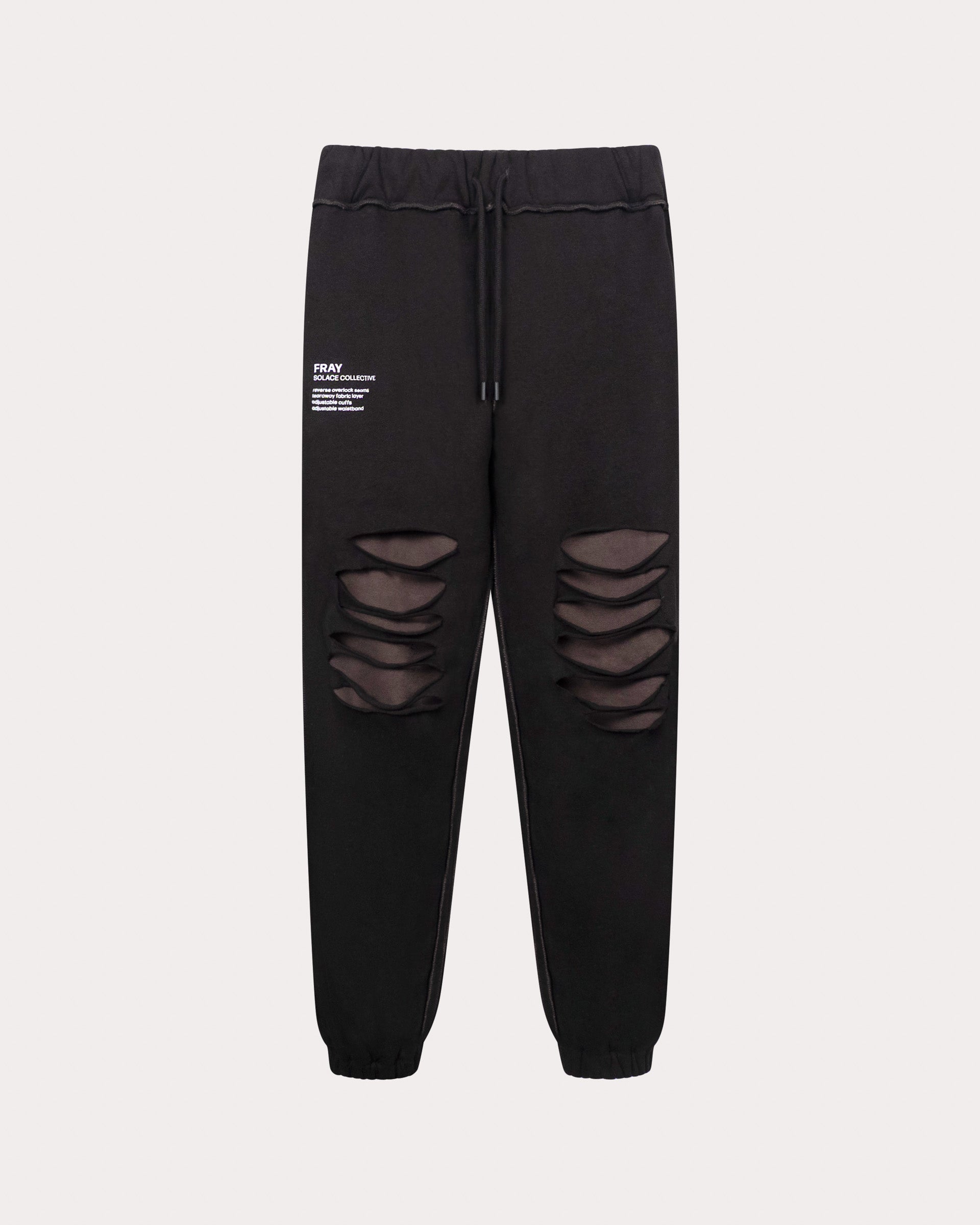 FRAY SWEATPANTS BLACK [pre-order only]