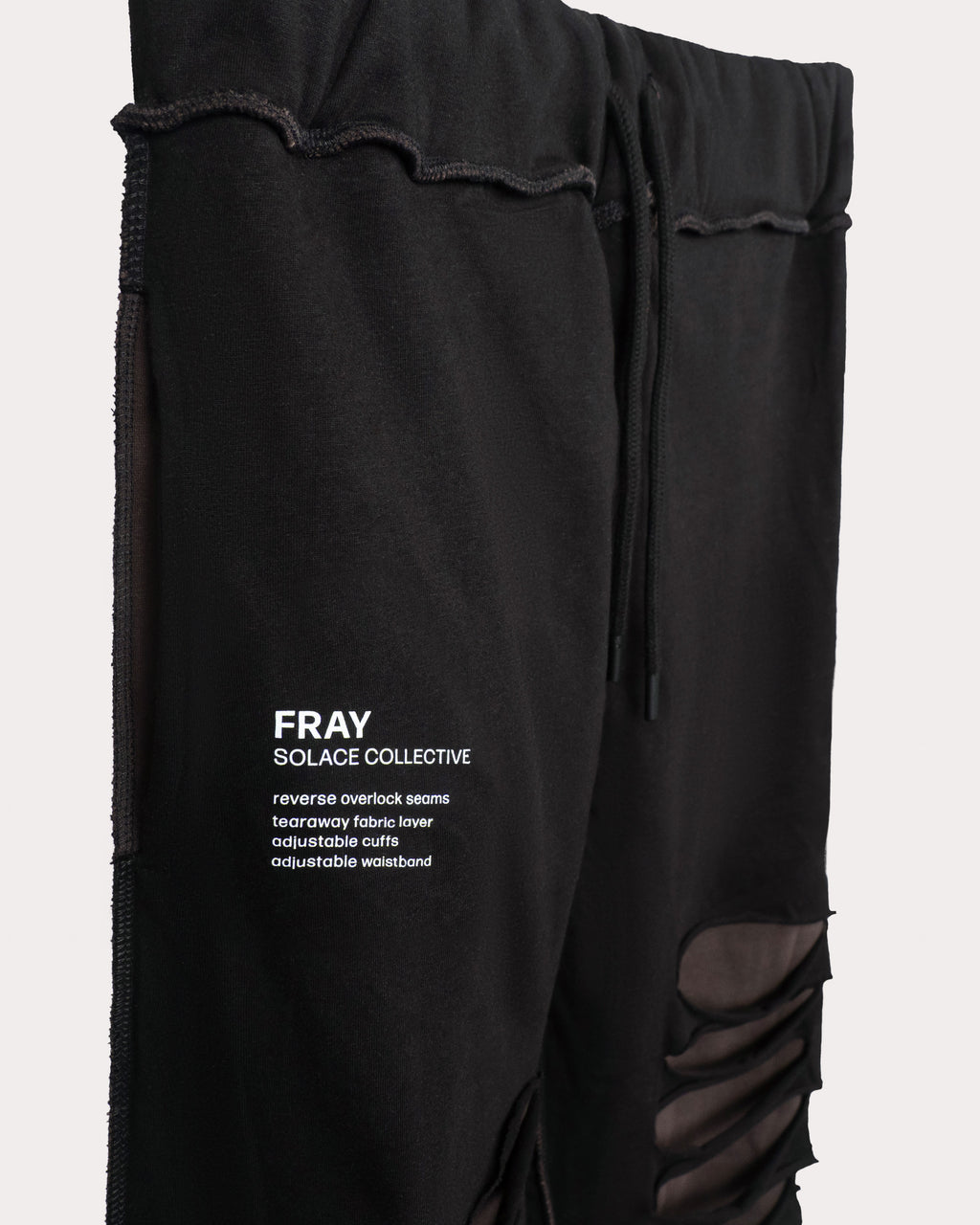 FRAY SWEATPANTS BLACK [pre-order only]