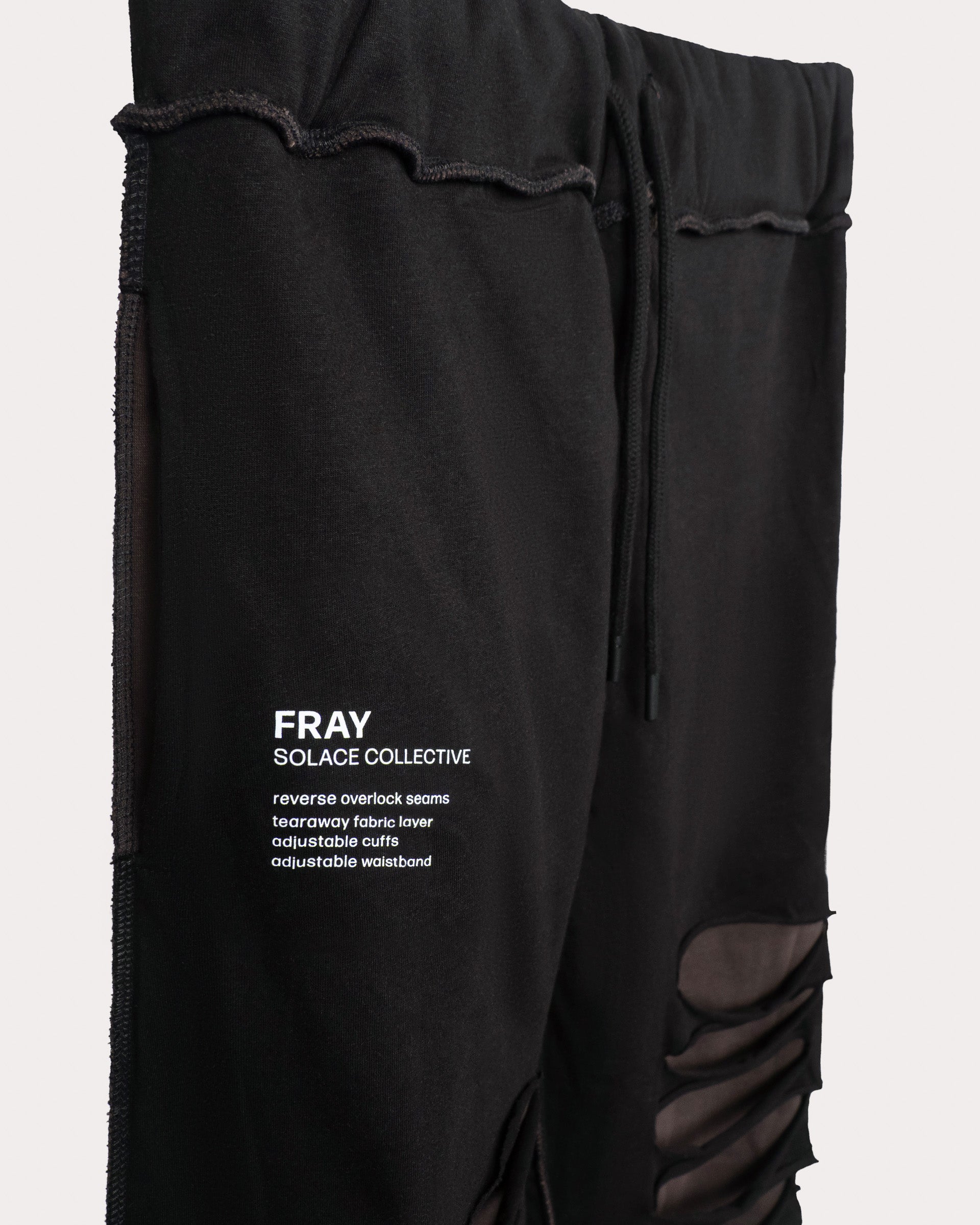 FRAY SWEATPANTS BLACK [pre-order only]