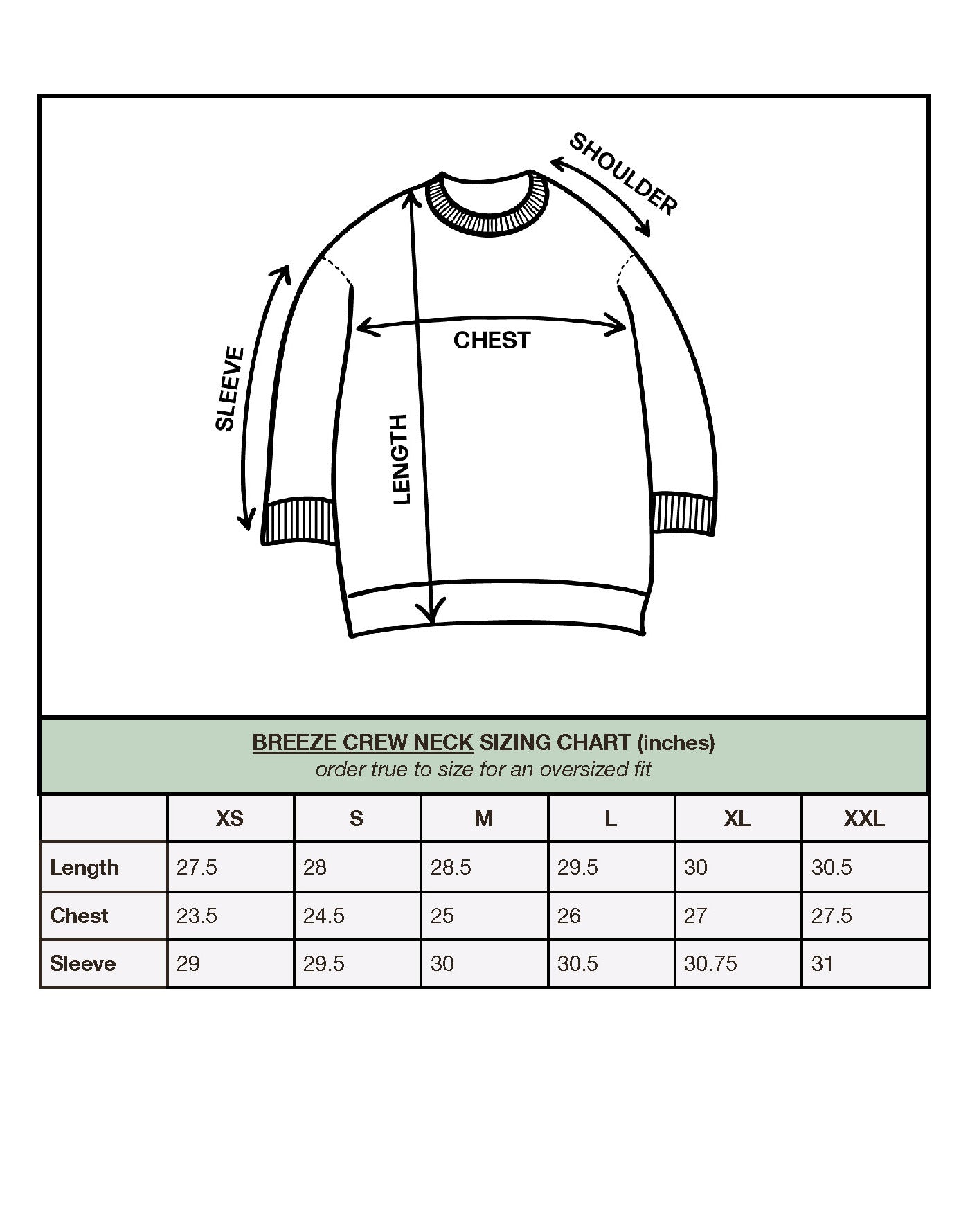BREEZE CREW NECK IVORY [pre-order only]
