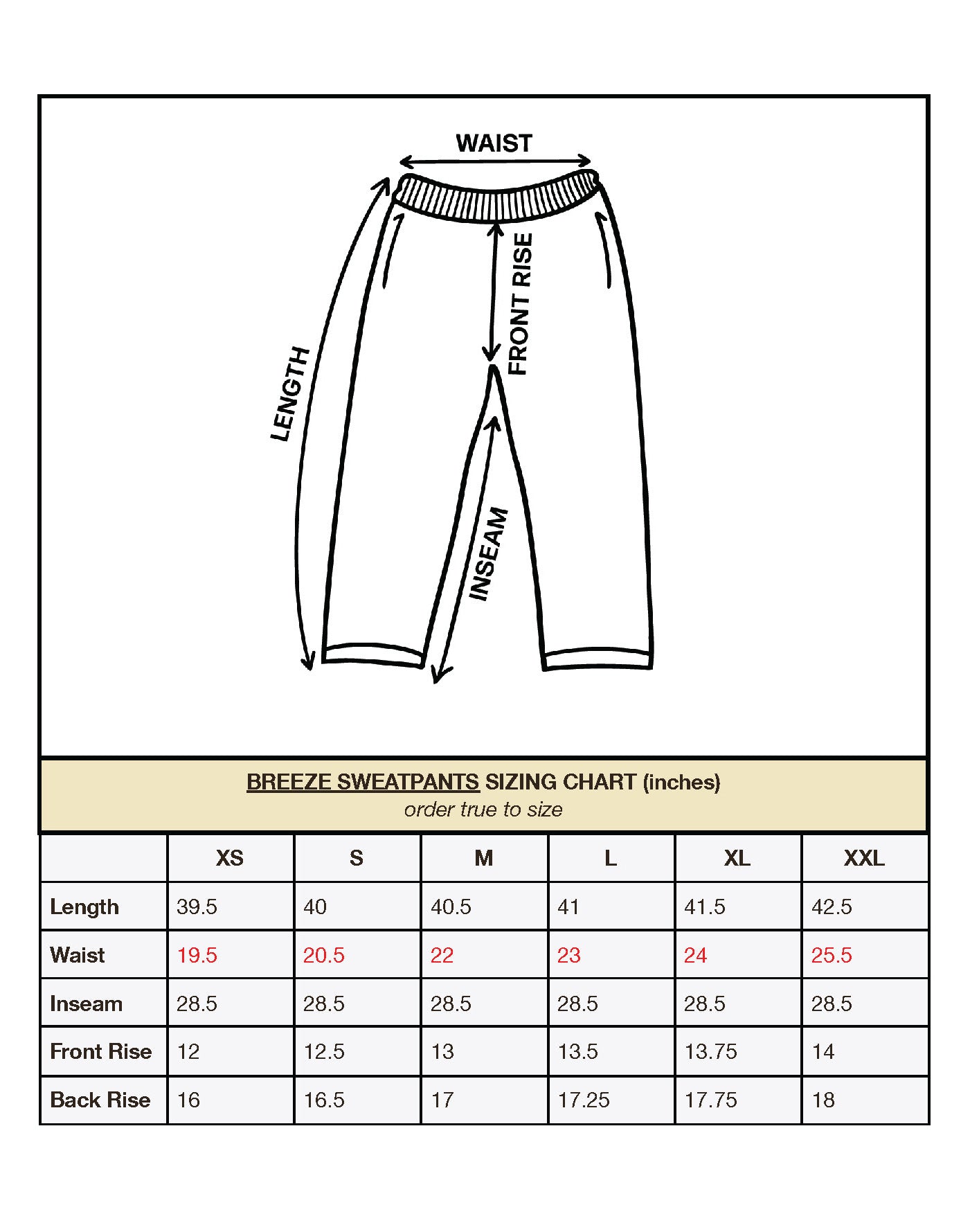 BREEZE SWEATPANTS IVORY [pre-order only]