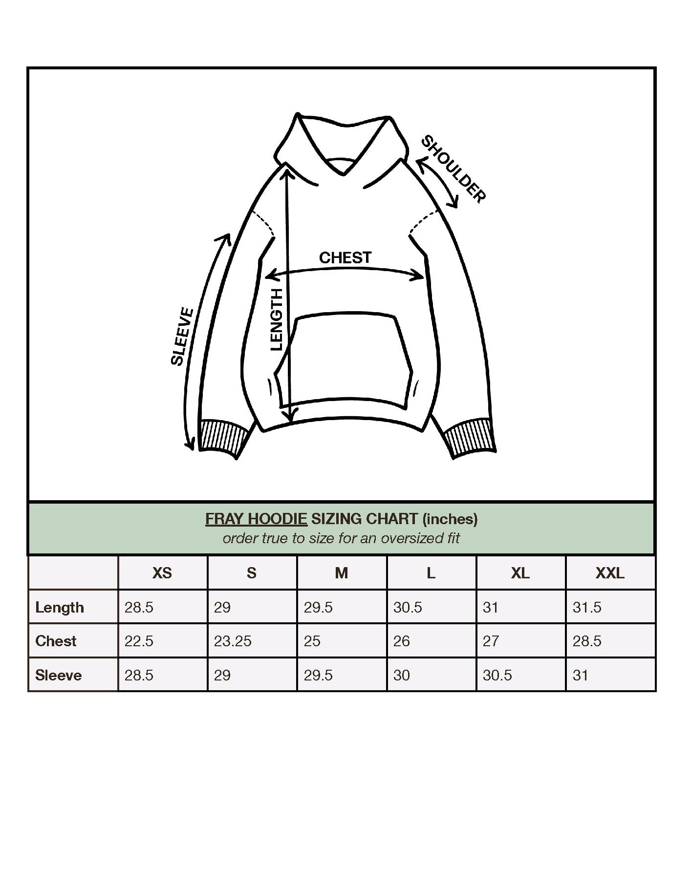 FRAY HOODIE BLACK [pre-order only]